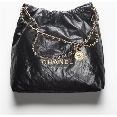 chanel black with gold hardware|Chanel 22 handbag, Shiny calfskin & gold.